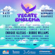 Festival Tecate Emblema 2023: horarios, mapa, bandas, artistas y lineup por día