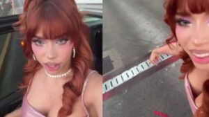 Yeri Mua denuncia que le poncharon las llantas de su camioneta tras pasar por una caseta en CdMx: «Cosas que no pasarían en mi pueblo»