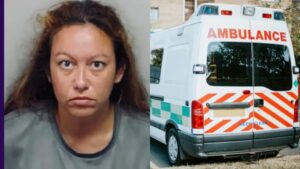 Mujer roba ambulancia con paciente a bordo; termina detenida